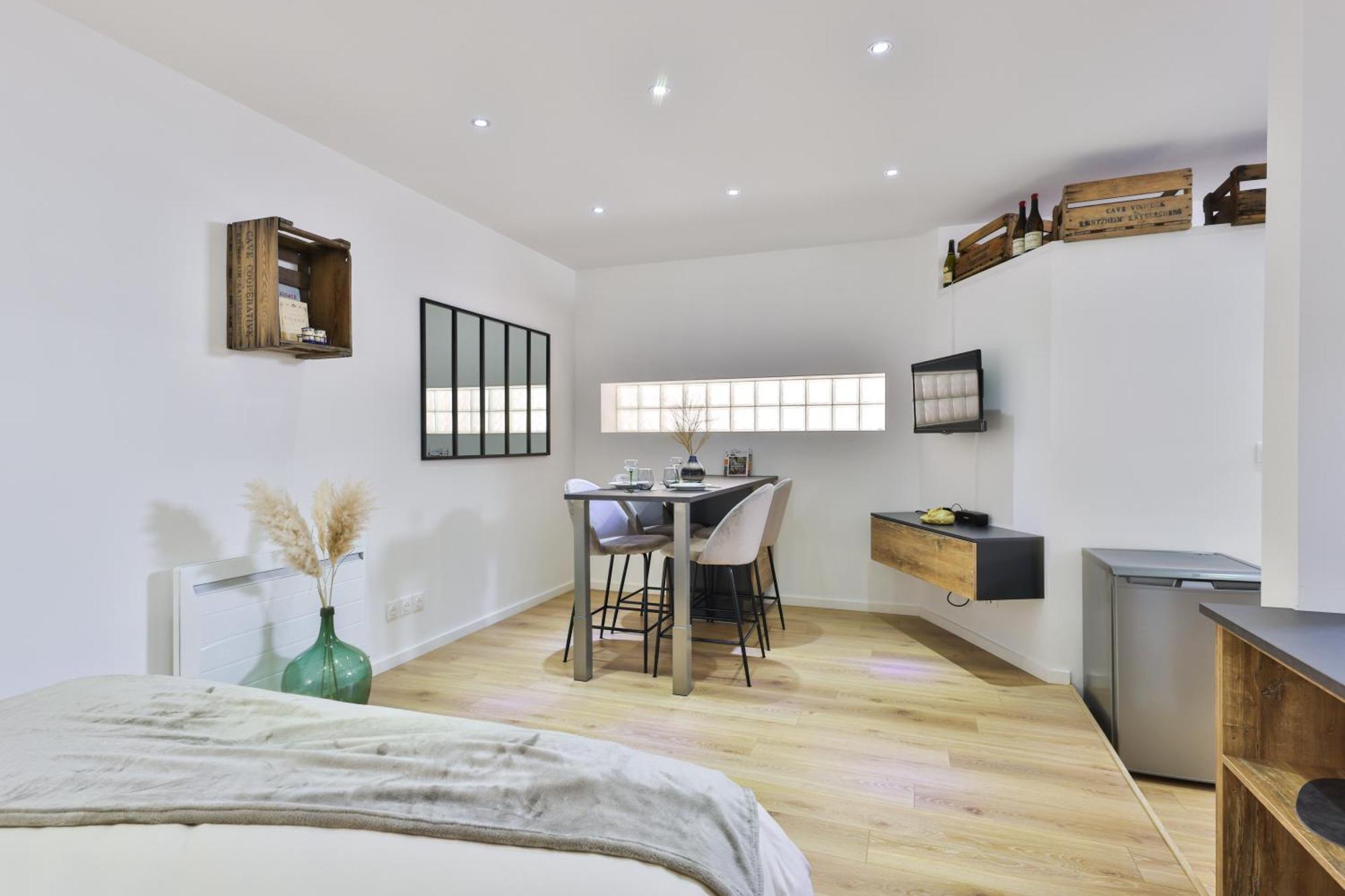 Studio Des 3 Chateaux Husseren-les-Chateaux Luaran gambar